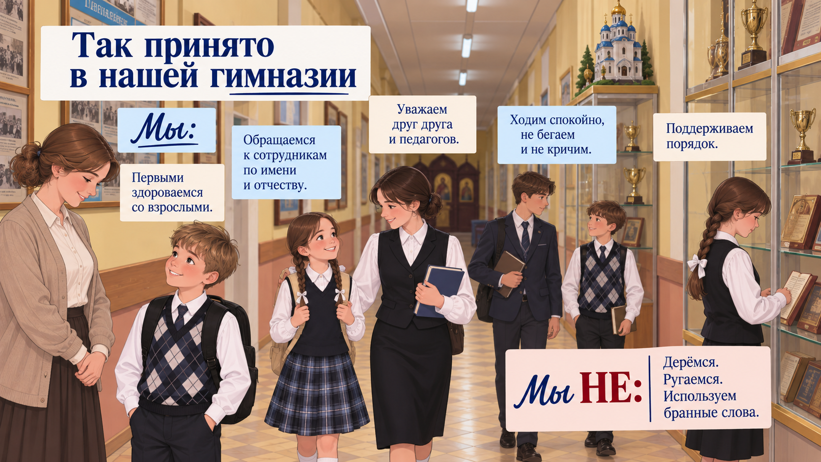Так принято в нашей гимназии
