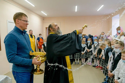 Освящение нового корпуса!