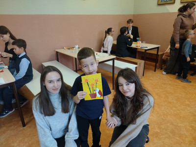 Новая встреча с гимназистами-волонтерами