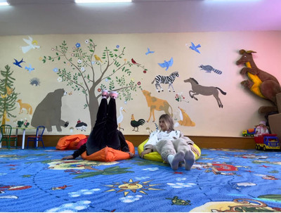 Занятия лечебной физкультуры в центре 