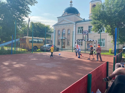 Школьный лагерь. День второй